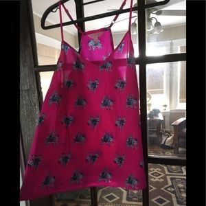 Lilly Pulitzer gorgeous 100% Silk T-back tank-SM